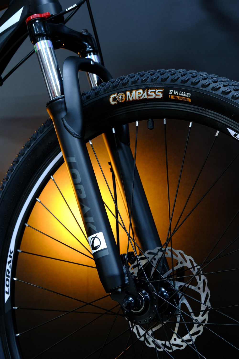 LORAK Safe 27,5 Prom Матовый Чёрный/Белый 19р (на рост 171-182)