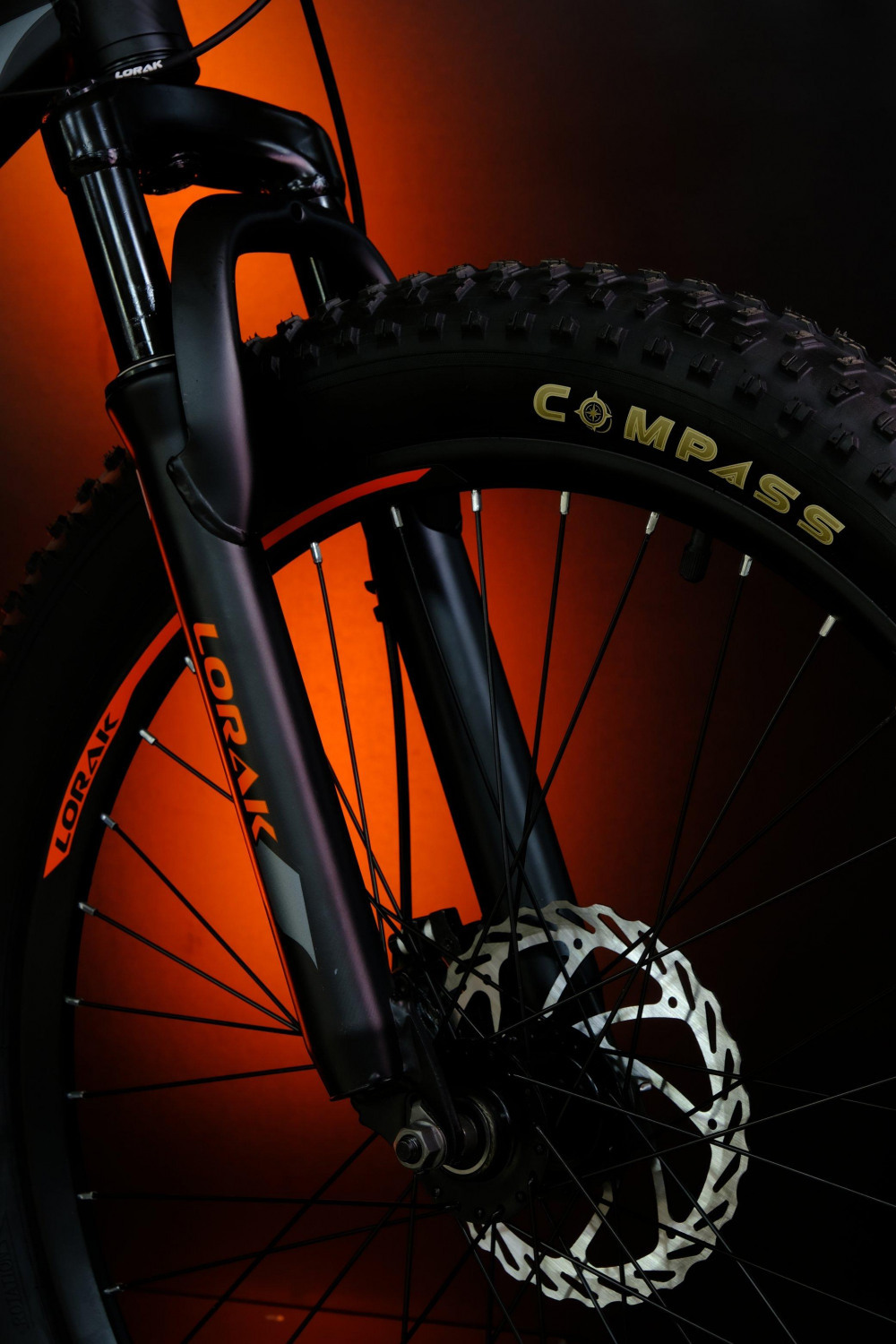 LORAK Safe PLUS 24 Матовый Чёрный/Оранжевый